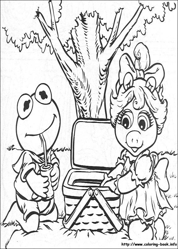 Muppet Babies coloring picture